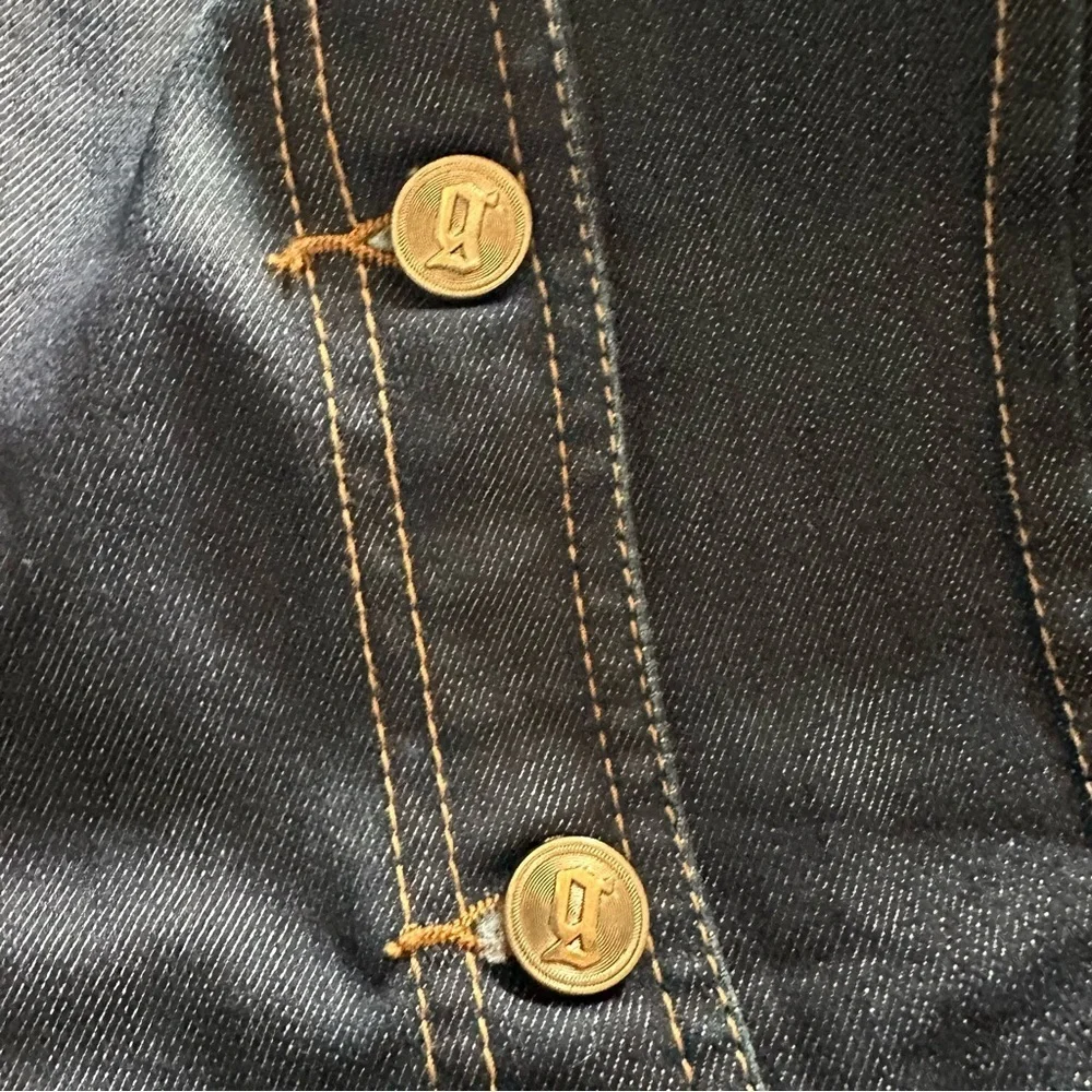 John Galliano Logo Denim Overalls 38 / 4 NWOT - Picture 5 of 16
